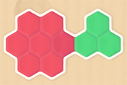 Hexagones colorés