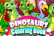 Livre de coloriage dinosaures