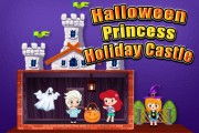 Château de vacances de princesse d'Halloween
