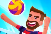 Monster head soccer volleyball Game