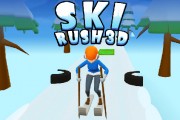 Course à ski 3D