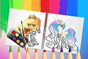 Sweet Pony Coloring Book