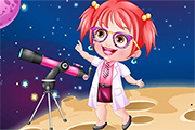 Baby Hazel As Astronomer Dressup