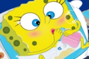Baby SpongeBob change Diaper
