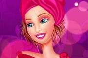 Barbie Makeover Valentines visage