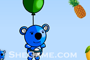 藍色熊貓水果捕手