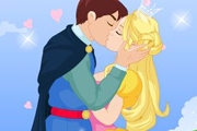 灰姑娘亲吻王子