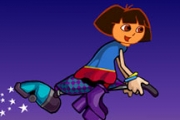 Dora at Halloween Night