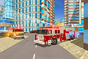 消防城卡车救援驾驶模拟器
