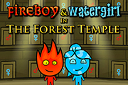 Fireboy et Watergirl 1 Temple de la forêt