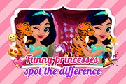 Funny Princesses Spot the Difference