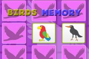 Mémoire d'enfants avec des oiseaux