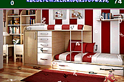 Kids Red Bedroom Hidden Alphabets