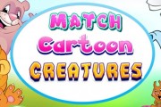 Match de créatures de dessin animé