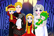 Costume d'Halloween Princesse Famille