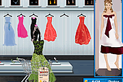 商店N禮服組成匹配的比賽：花禮服