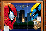 Trier mes carreaux Spiderman et Wolverine