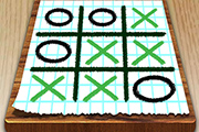 Note de papier Tic Tac Toe