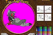 Tom et Jerry en ligne à colorier