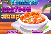 トマトシーフードスープ