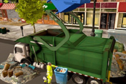 Town Clean Garbage Truck